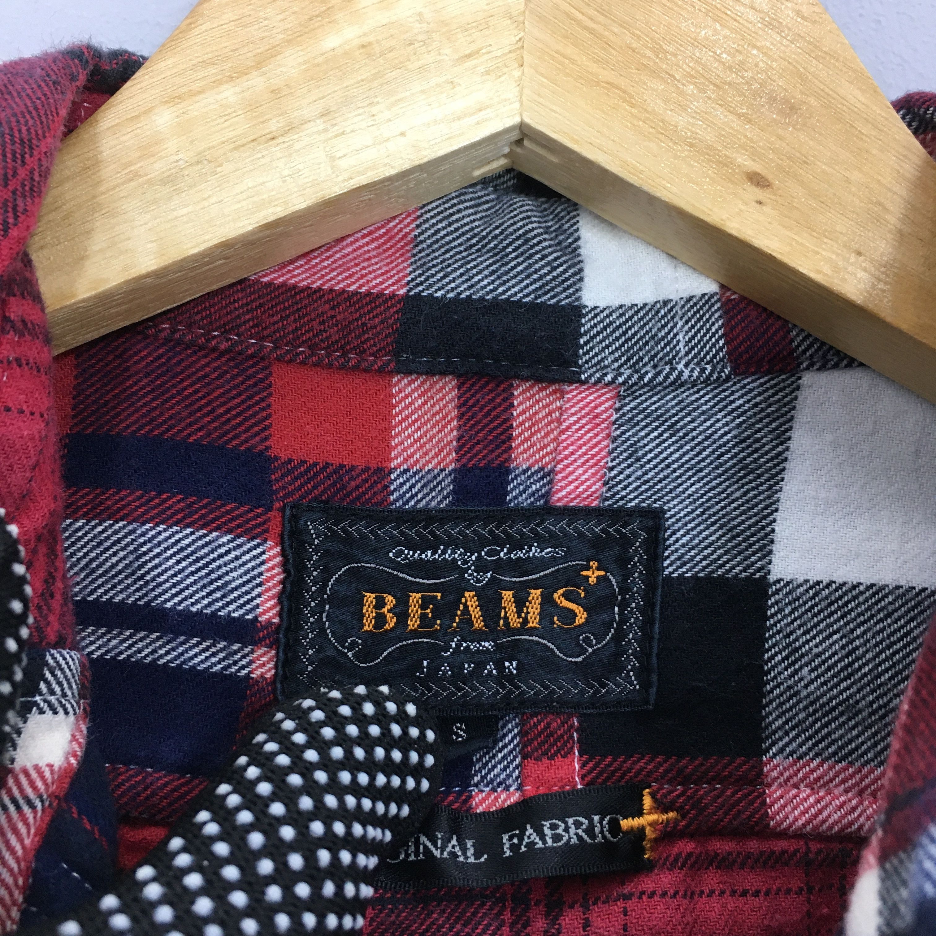 Beams Plus × Flannel × Japanese Brand Vintage Beams Japan Patchwork Checkered Flannel Shirt Small Size US S / EU 44-46 / 1 - 5 Thumbnail