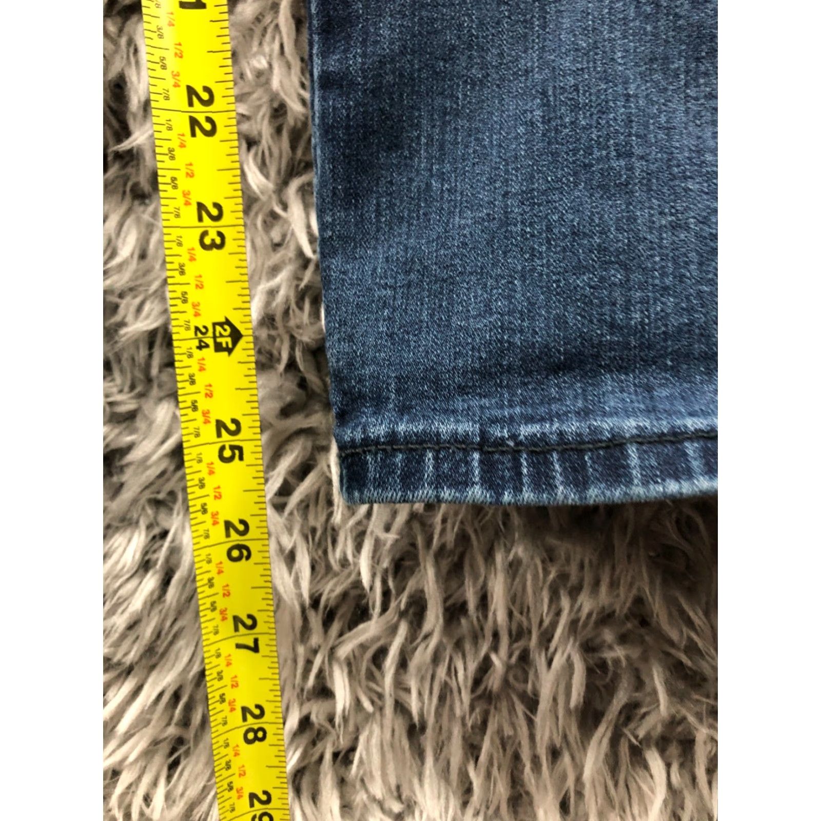 Lee Lee Jeans Relaxed Fit Straight Womens Mid Rise Medium Wash Blue 12 Short Size 34" / US 12 / IT 48 - 3 Thumbnail