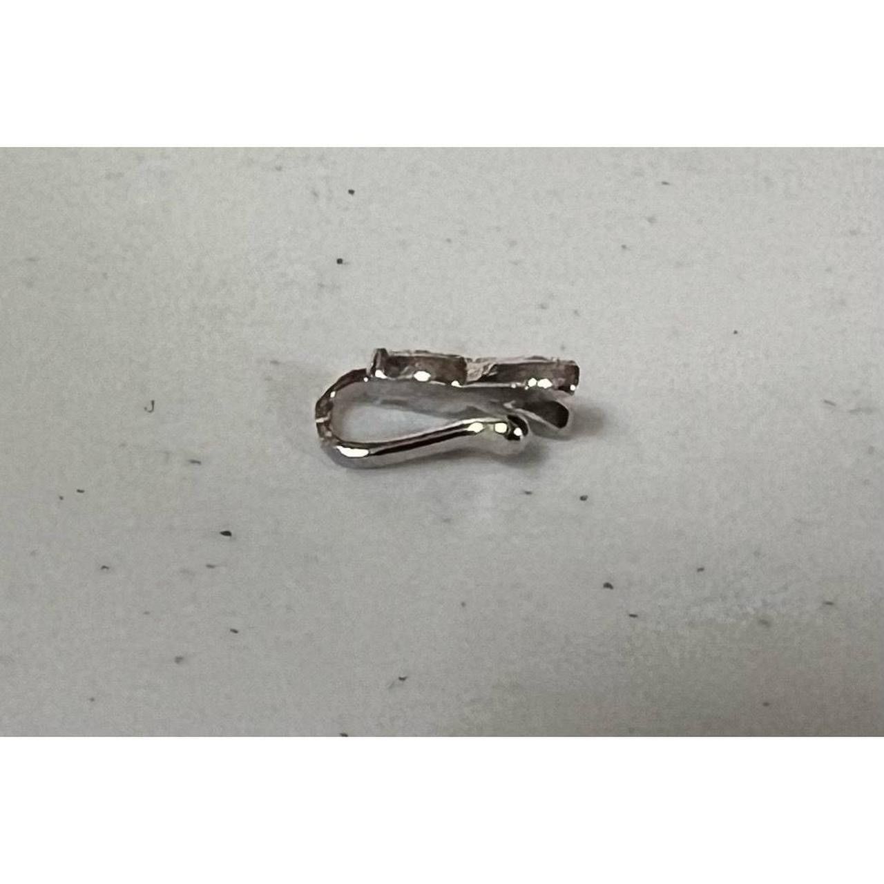 Jewelry × Playboi Carti × Playboy Playboy Silver Diamond Bunny Nose Clip Ring Earring Jewelry🖤 Size ONE SIZE - 5 Thumbnail