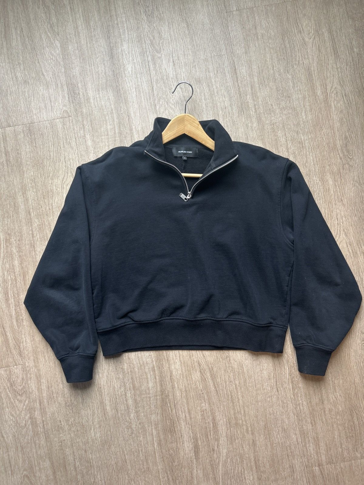 Pearled Ivory Quarter Zip Size US S / EU 44-46 / 1 - 1 Thumbnail