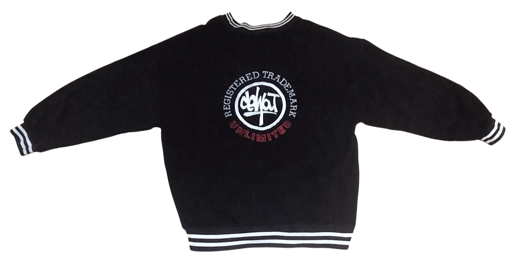 Japanese Brand DAWAT UNLIMITED EMBROIDERED STREETWEAR SWEATSHIRT Size US L / EU 52-54 / 3 - 6 Thumbnail