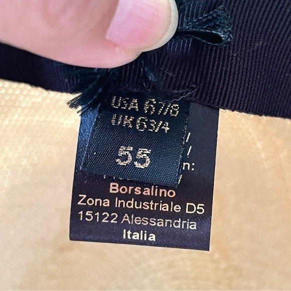 Borsalino Borsalino Straw Panama Hat - made in Italy, NWTs 🇮🇹 Size ONE SIZE - 8 Thumbnail
