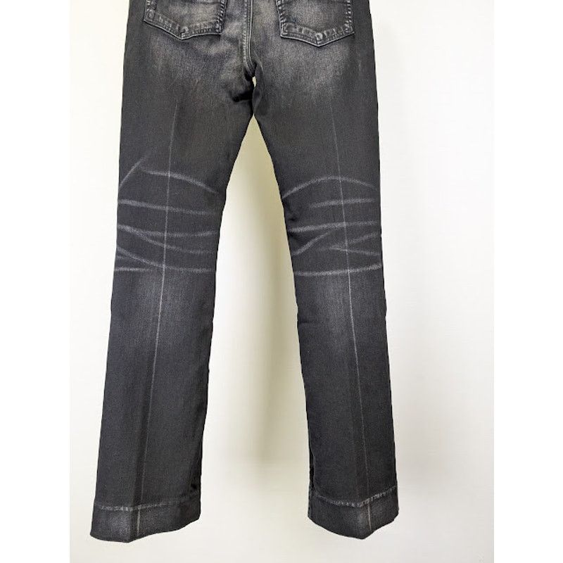 Amiri o1rshd1 Stacked Flare Jeans in Aged Black Size US 32 / EU 48 - 16 Thumbnail