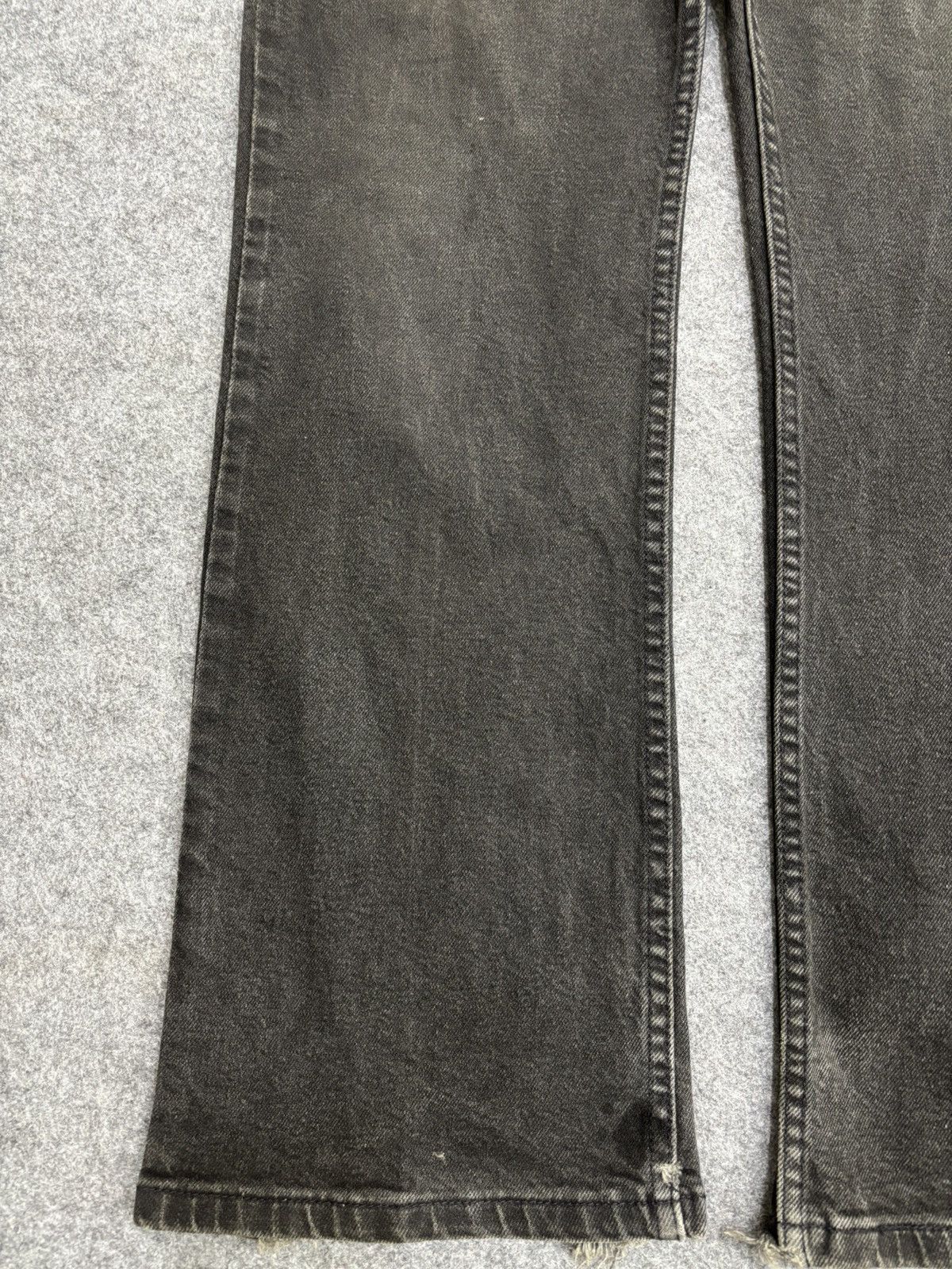 Levi's 💥Vintage Flare💥Levis 517 Flare Superblack Denim F609 Size US 32 / EU 48 - 9 Thumbnail