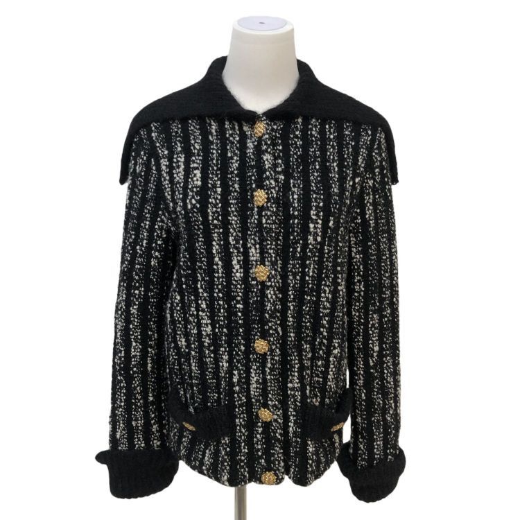 Gucci Gucci Striped Knit Jacket Size S Size S / US 4 / IT 40 - 1 Thumbnail