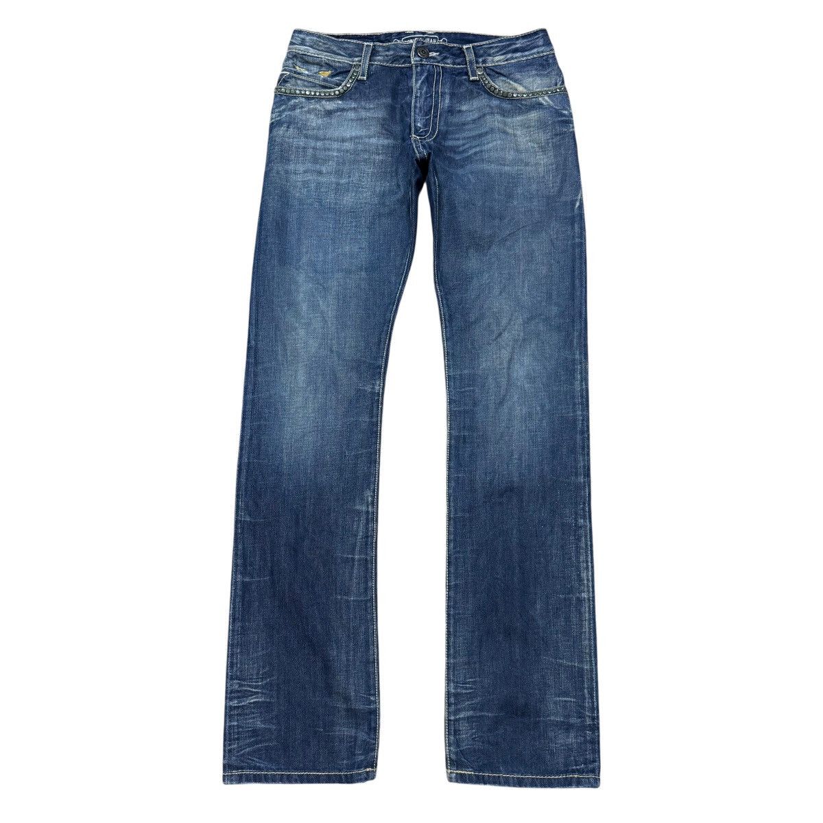Robins Jeans Robins Jeans Denim Embroidery Jeans D5471GLD Size US 31 - 2 Thumbnail