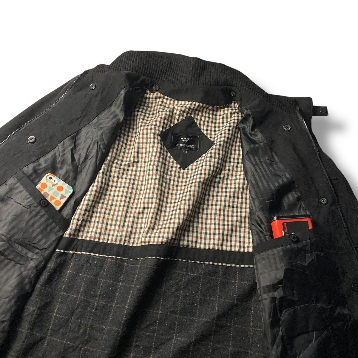 Giorgio Armani VINTAGE GIORGIO ARMANI BUTTON UP FULL ZIP JACKET Size US XXL / EU 58 / 5 - 14 Thumbnail