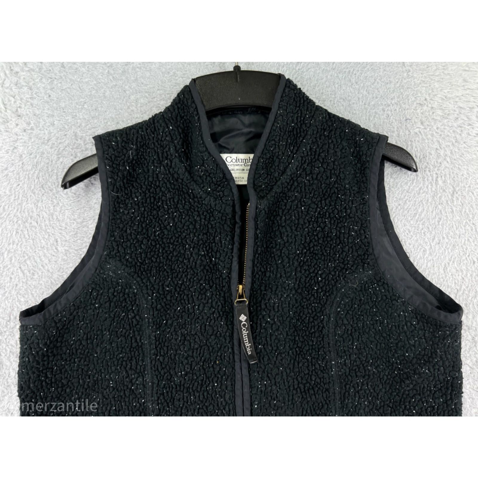 Vintage VINTAGE Columbia Vest Womens Small Black Full Zip Acrylic Blend Fleece Made USA Size S / US 4 / IT 40 - 7 Thumbnail