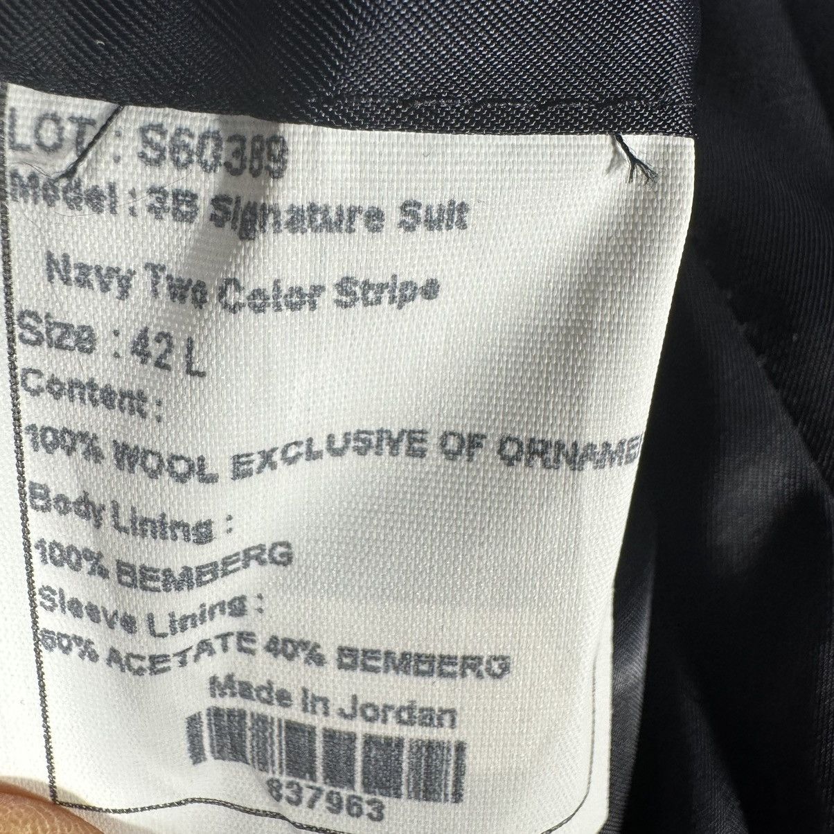 Jos. A. Bank Jos A Bank Wool Suit 42L Size 42L - 7 Thumbnail