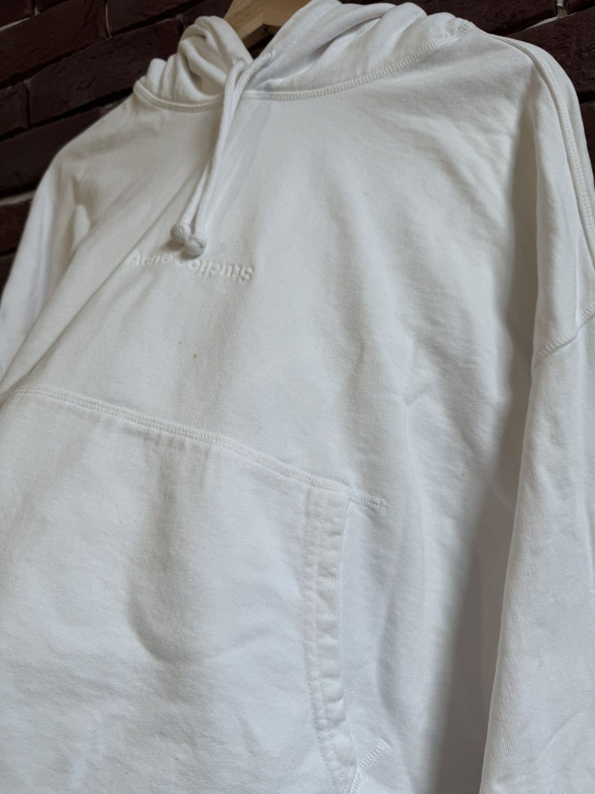 Acne Studios Acne Studios Hoodie Cropped Boxy Fit Streetwear S White Size US S / EU 44-46 / 1 - 5 Thumbnail