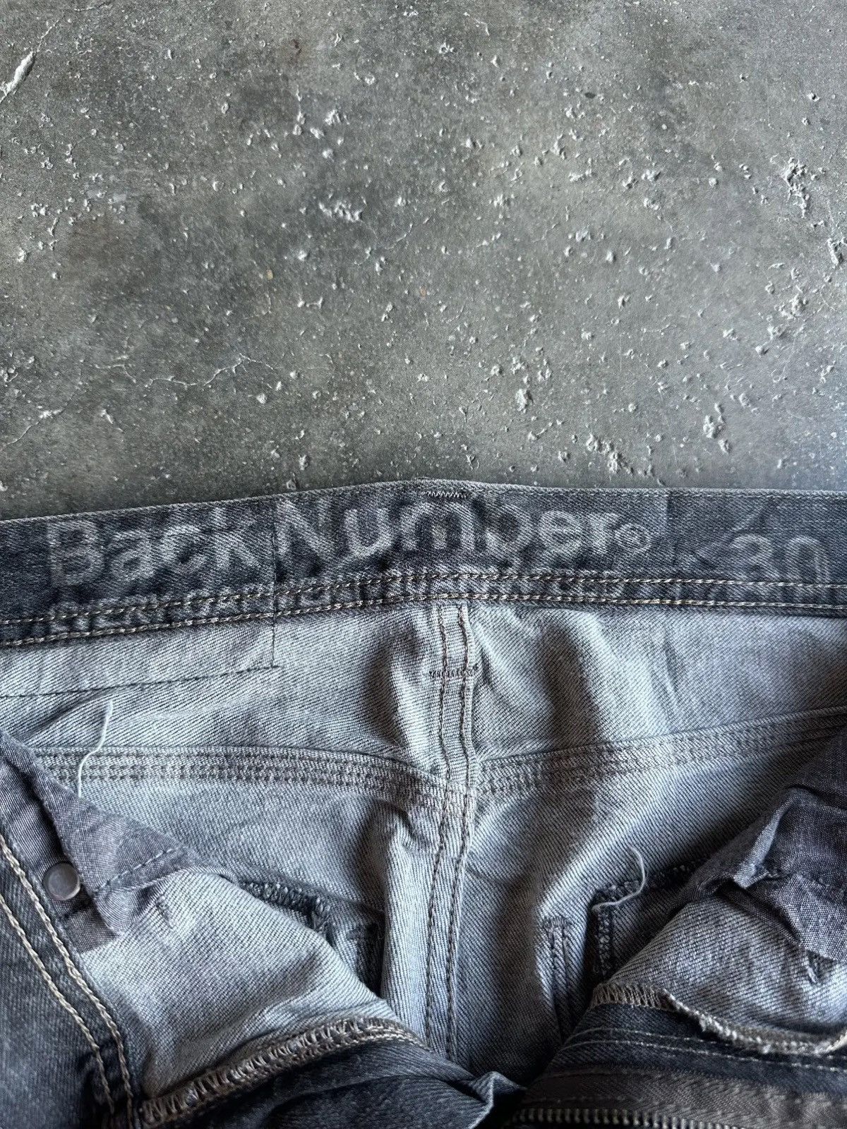 Number (N)ine GRAILS💥💥VINTAGE BACK NUMBER JEANS JAPANESE BRAND DENIM PANTS Size US 30 / EU 46 - 11 Thumbnail