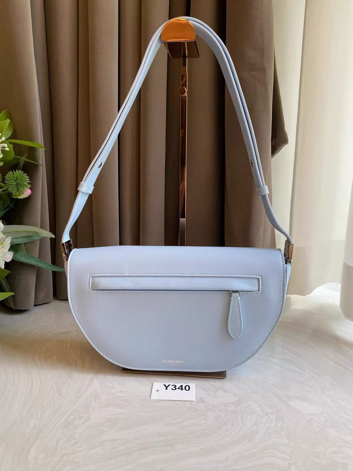 Burberry Burberry Olympia Small Ice Blue Macaron New Bag Size ONE SIZE - 3 Thumbnail