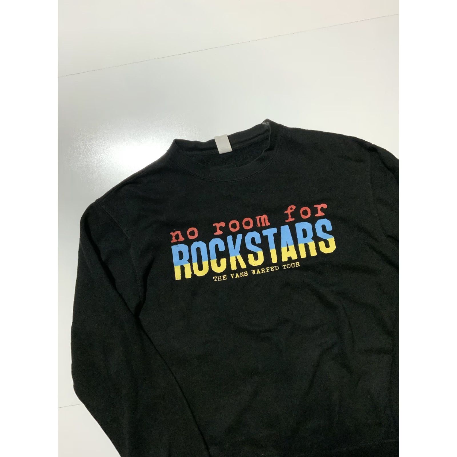 Vintage Vans Warped Tour 2012 Film No Room For Rockstars Merch Crewneck Sweatshirt Sz.S Mens Black Pullover Sweatshirt Crewneck Size US S / EU 44-46 / 1 - 3 Thumbnail