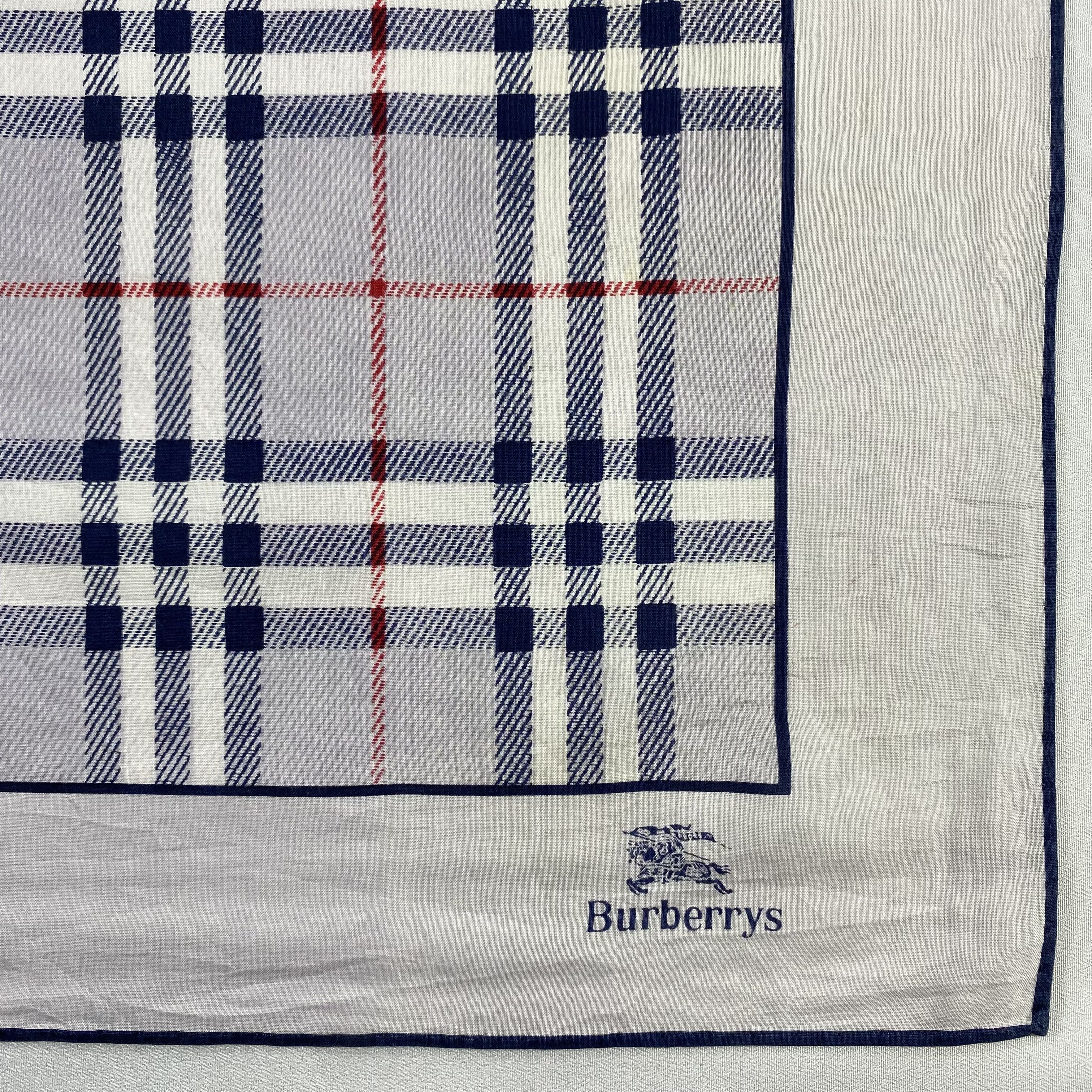 Burberry × Vintage Burberry Handkerchief / Neckerchief / Bandana-P1718 Size ONE SIZE - 3 Thumbnail