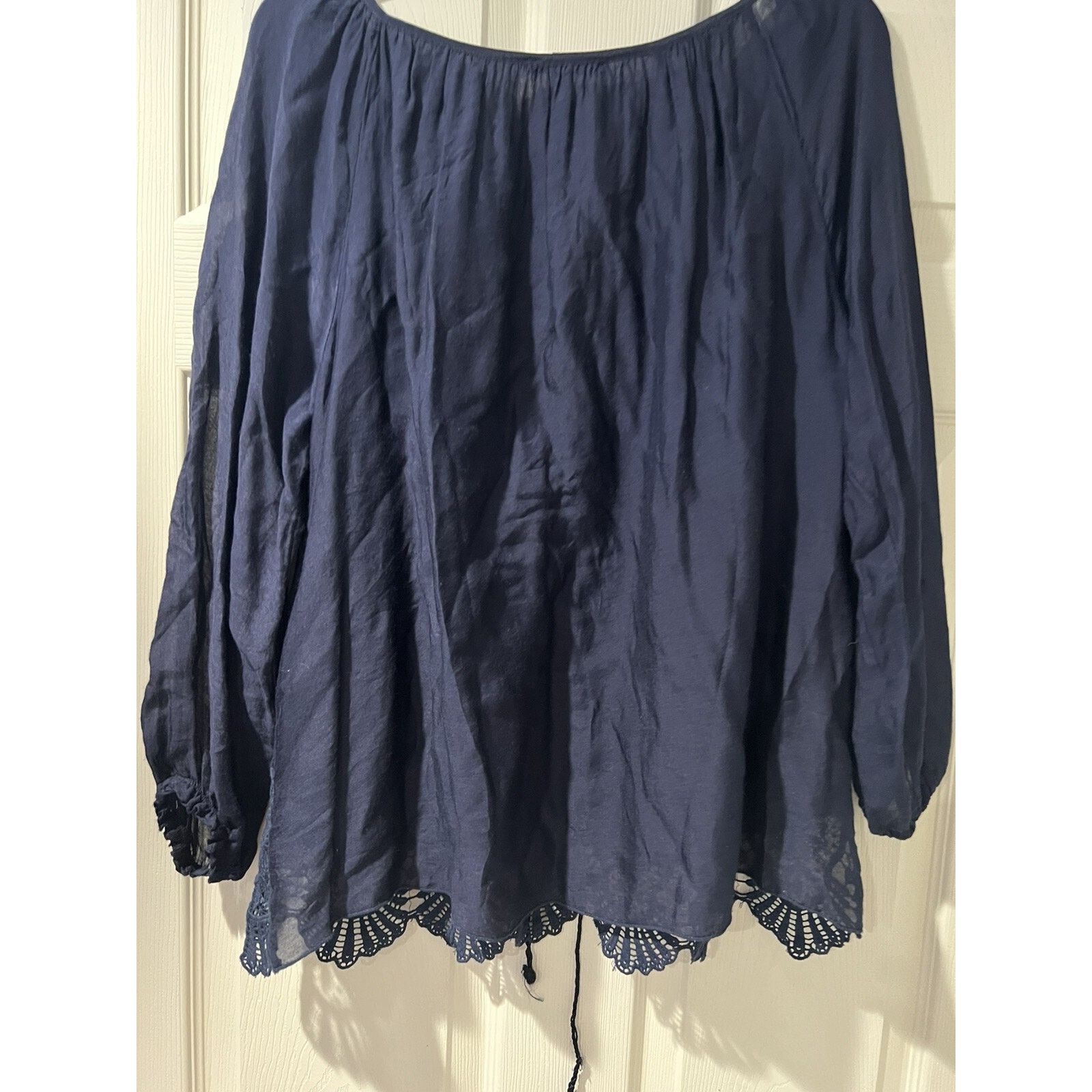 & Other Stories Tempo Paris Embroidered M Front Blouse Dolman Boho A003255 Size M / US 6-8 / IT 42-44 - 9 Thumbnail