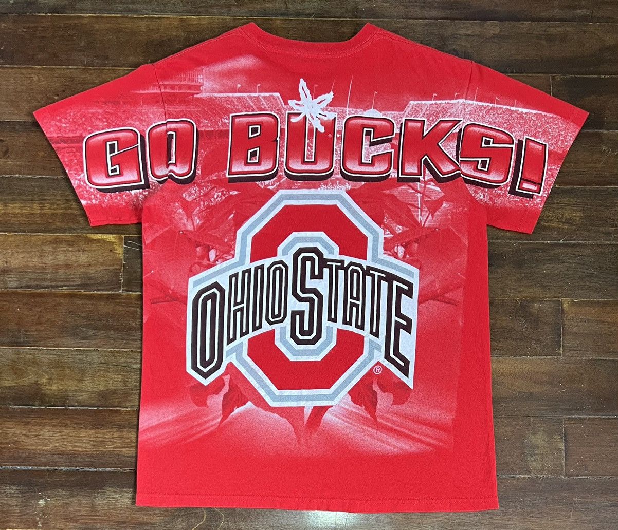 NFL × Vintage Vintage Ohio State University Football Buckeyes Go Buck! tee Size US M / EU 48-50 / 2 - 2 Thumbnail