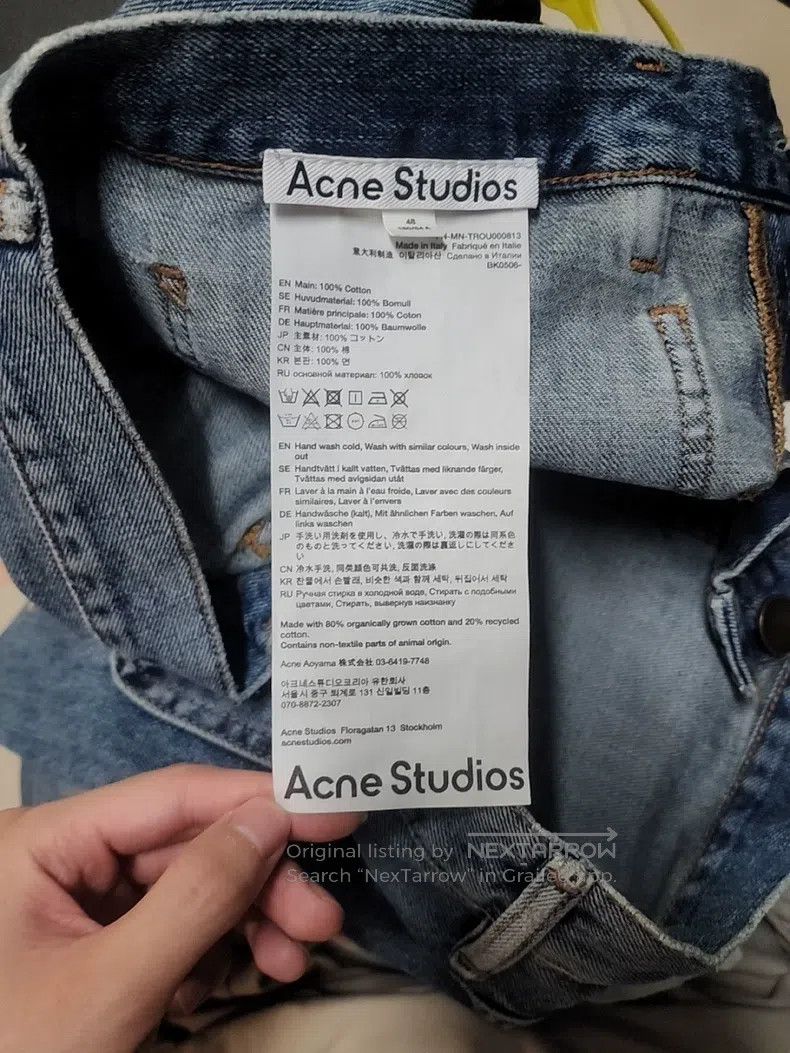 Acne Studios Acne Studios Washed Vintage Patterned High-Waist Slightly Size US 32 / EU 48 - 7 Thumbnail