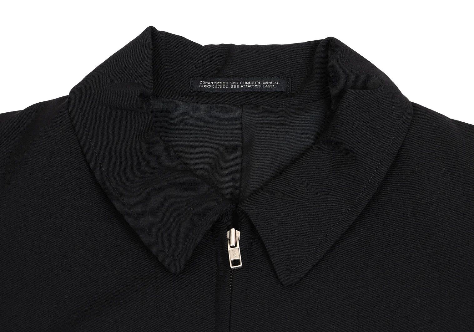 Yohji Yamamoto Yohji Yamamoto Wool Gabardine Jacket Black M Size US M / EU 48-50 / 2 - 3 Thumbnail