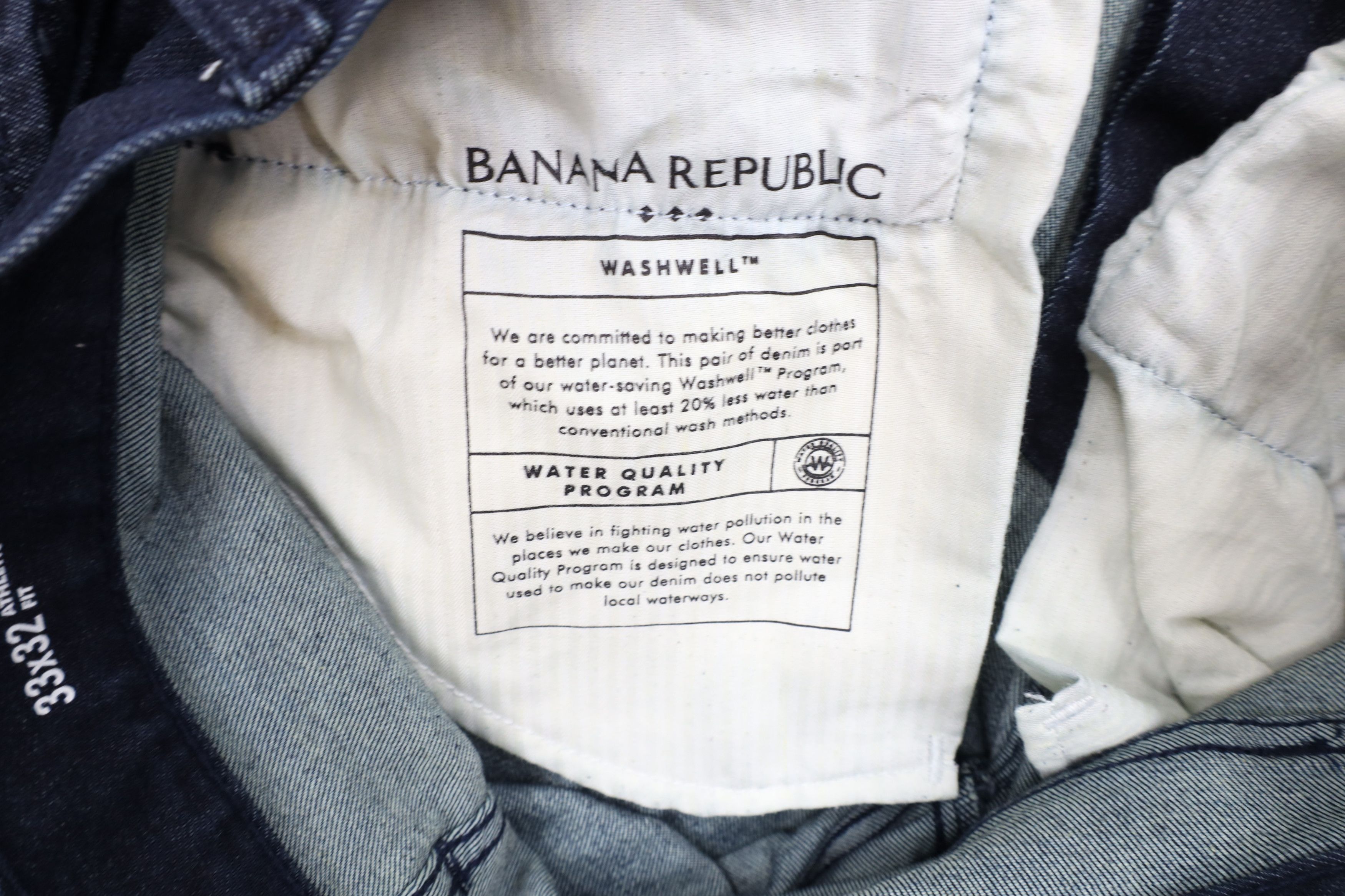 Banana Republic × Vintage Banana Republic Athletic Fit Stretch Travel Denim Jeans Blue Size US 33 - 8 Thumbnail