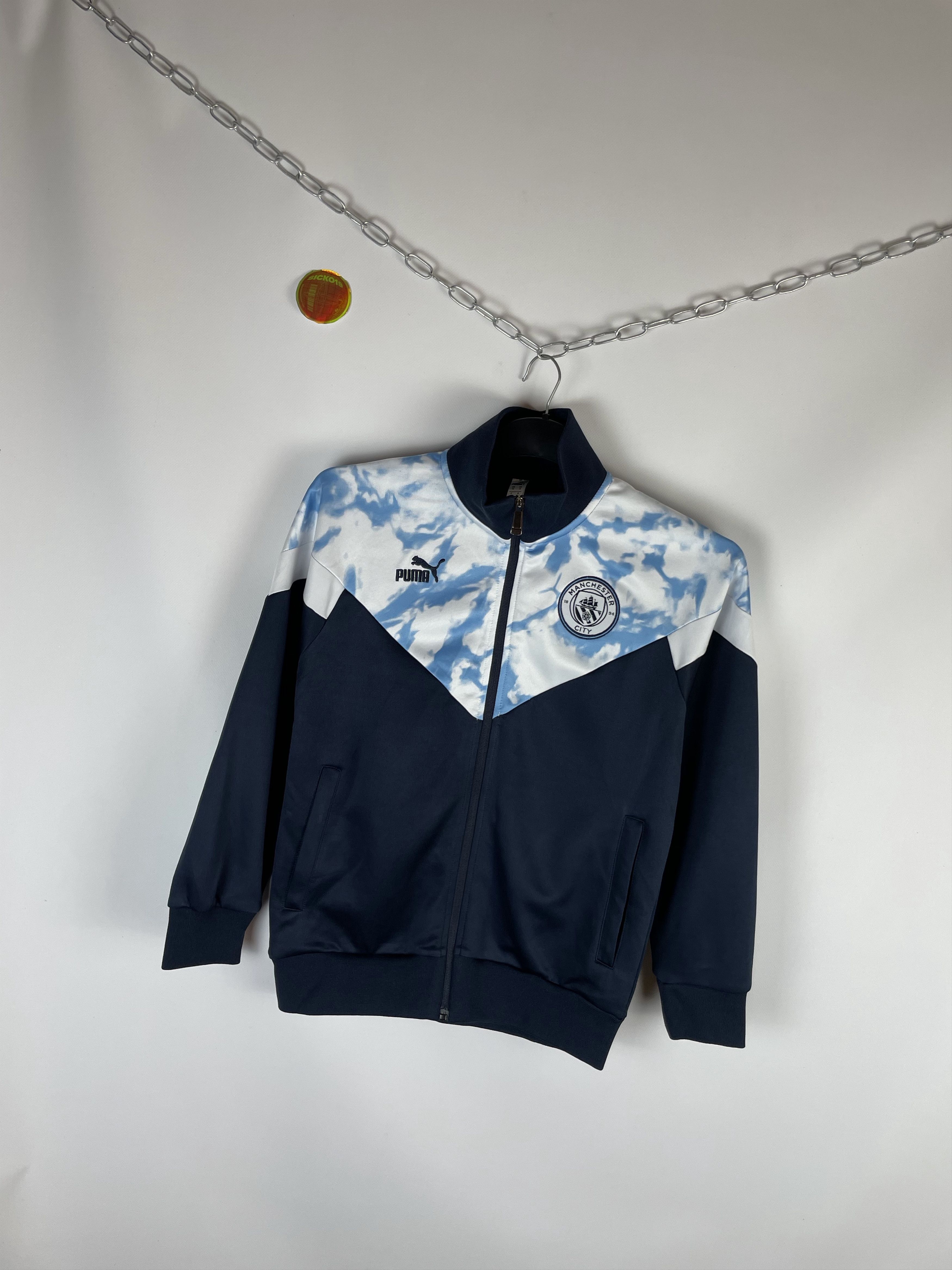 Puma × Vintage Puma Manchester City Soccer Track Top Jacket Size US S / EU 44-46 / 1 - 2 Thumbnail