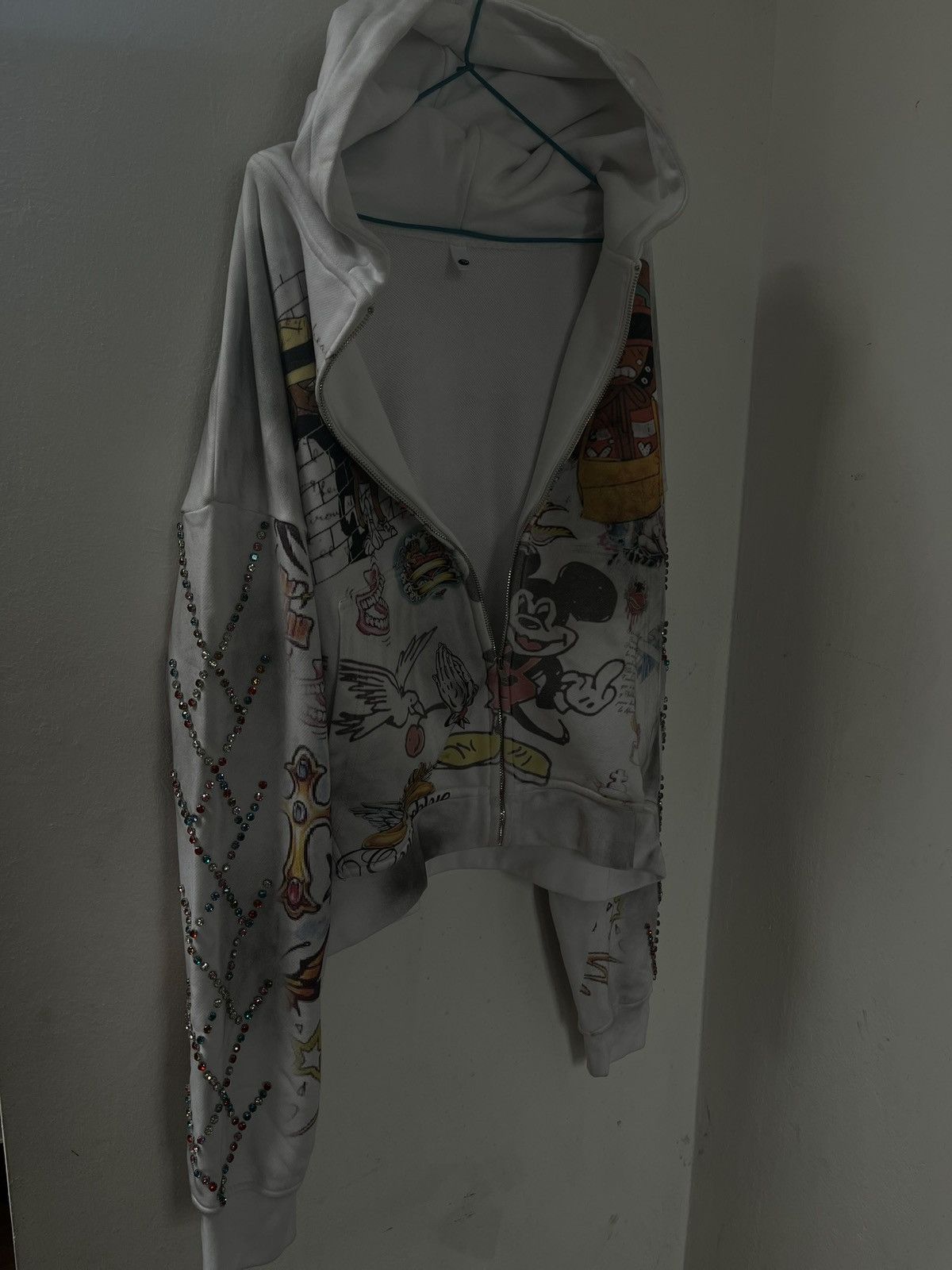 Other Outoftheblue Zip Up Rhinestone Hoodie Size US L / EU 52-54 / 3 - 2 Thumbnail