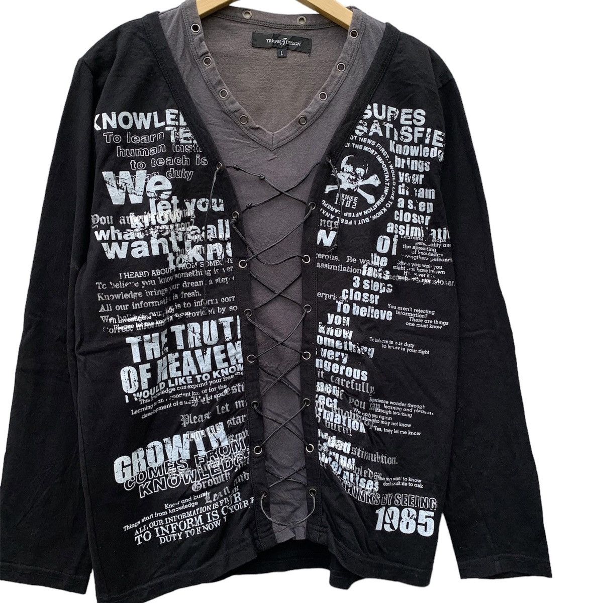 If Six Was Nine × Japanese Brand × Le Grande Bleu (L.G.B.) Triune 3 design poem longsleeave - ifsixwasnine lgb style Size US L / EU 52-54 / 3 - 2 Thumbnail