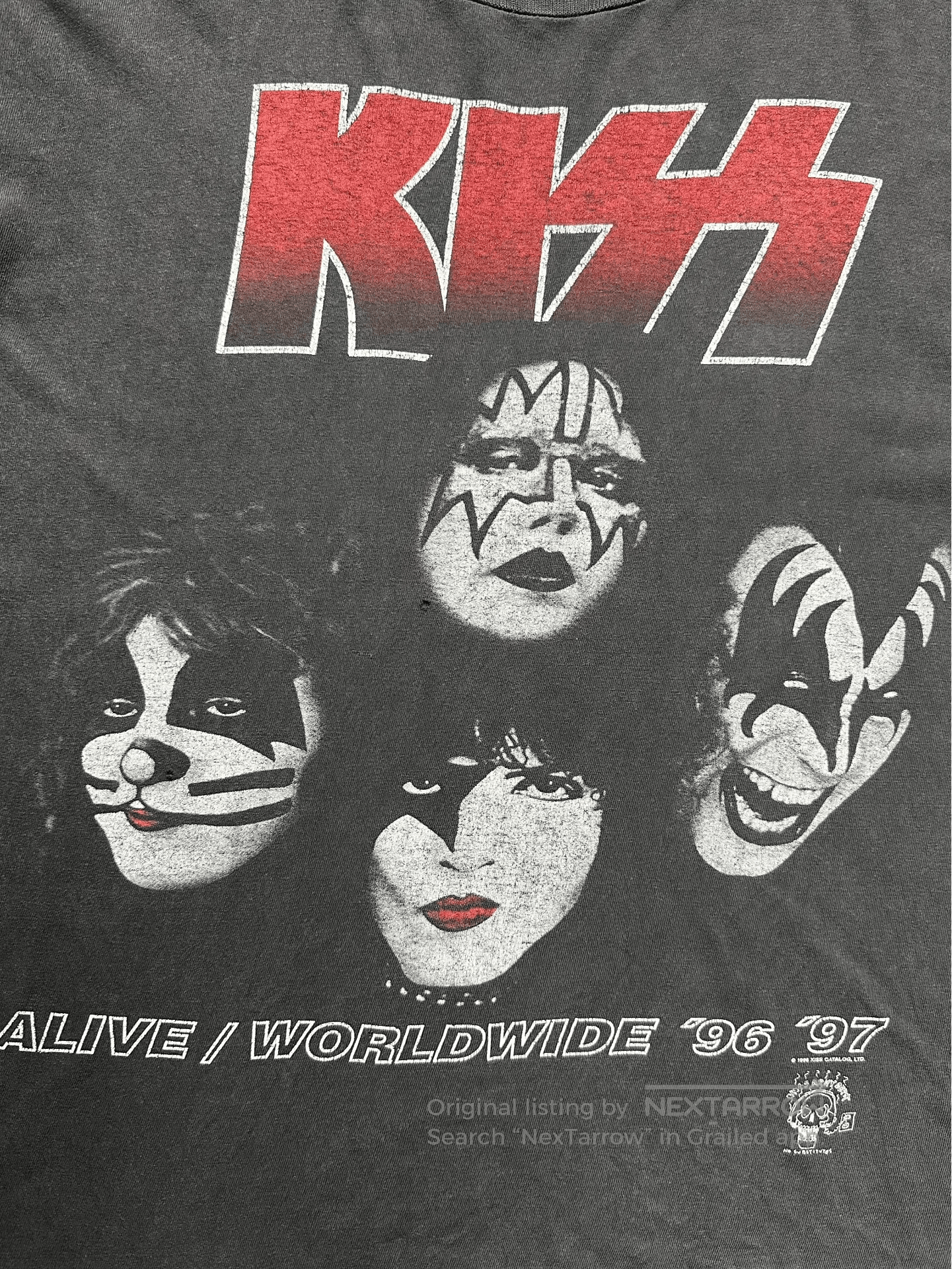 Vintage Kiss 1996 Vintage Fade Tee. Size US M / EU 48-50 / 2 - 5 Thumbnail