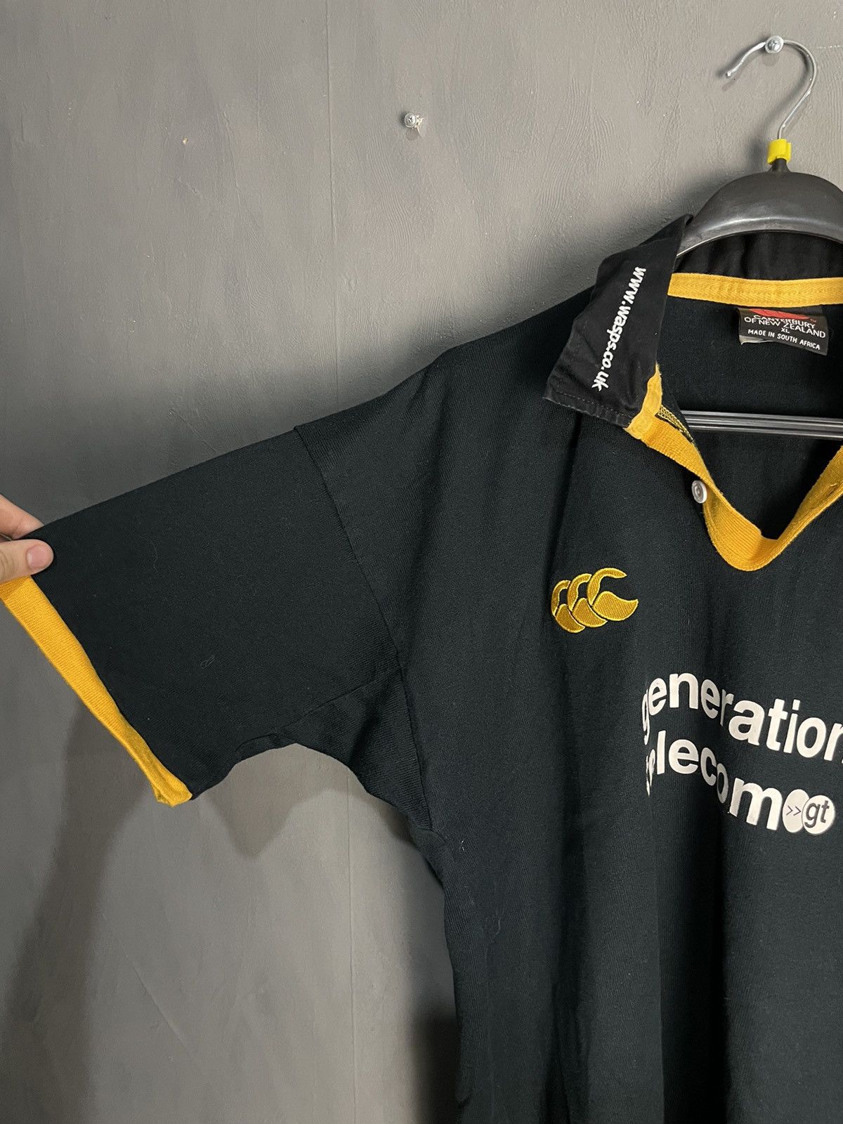 Canterbury of New Zealand London Wasp vintage jersey Size US XL / EU 56 / 4 - 4 Thumbnail