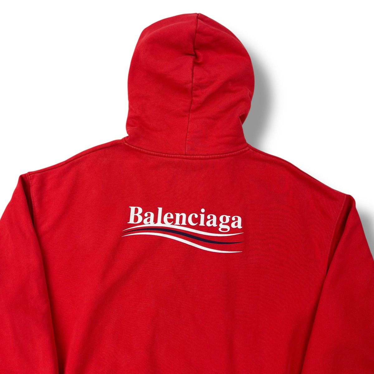 Balenciaga Balenciaga Campaign Logo Red Hoodie Size US M / EU 48-50 / 2 - 3 Thumbnail