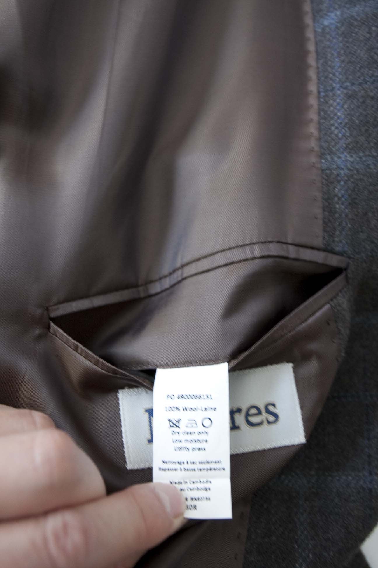 Lauren Ralph Lauren Lauren Ralph Lauren Jacket Wool Size 50R Brown Plaid Size 50R - 3 Thumbnail