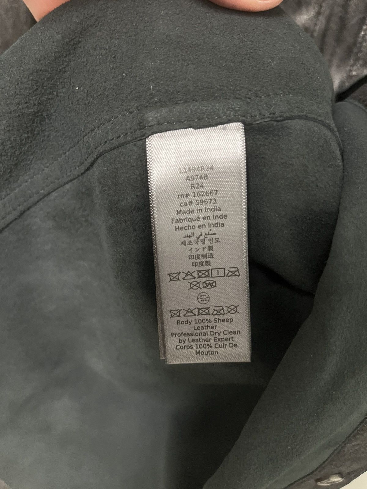 John Varvatos Travis leather shirt jacket EU 52 USA 42 Size US L / EU 52-54 / 3 - 11 Thumbnail