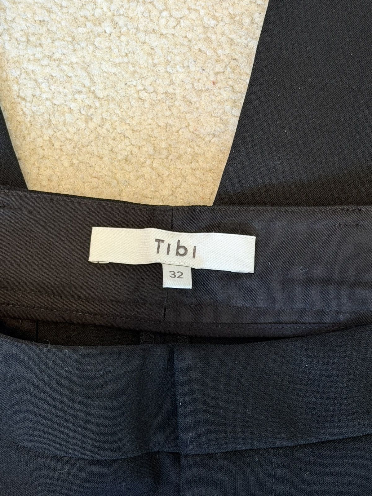 SSENSE Tibi Black Slim Stretch Trousers Size US 32 / EU 48 - 3 Thumbnail