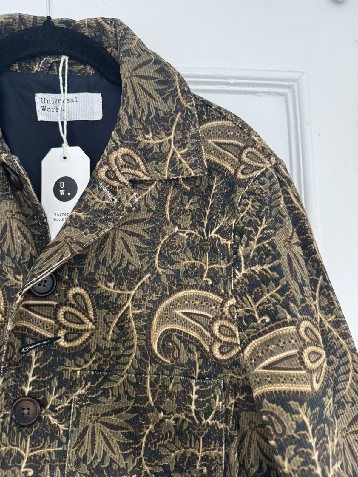 Universal Works XS Universal Works Bakers Chore Jacke Paisley Cord NWT Size US XS / EU 42 / 0 - 5 Thumbnail