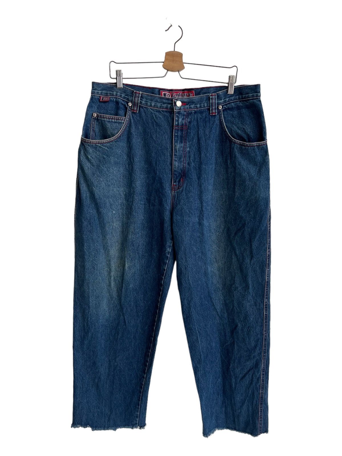 Fubu × JNCO Y2K JNCO Style Culture Big Pockets Baggy HipHop Jeans Denim Size US 38 / EU 54 - 5 Thumbnail