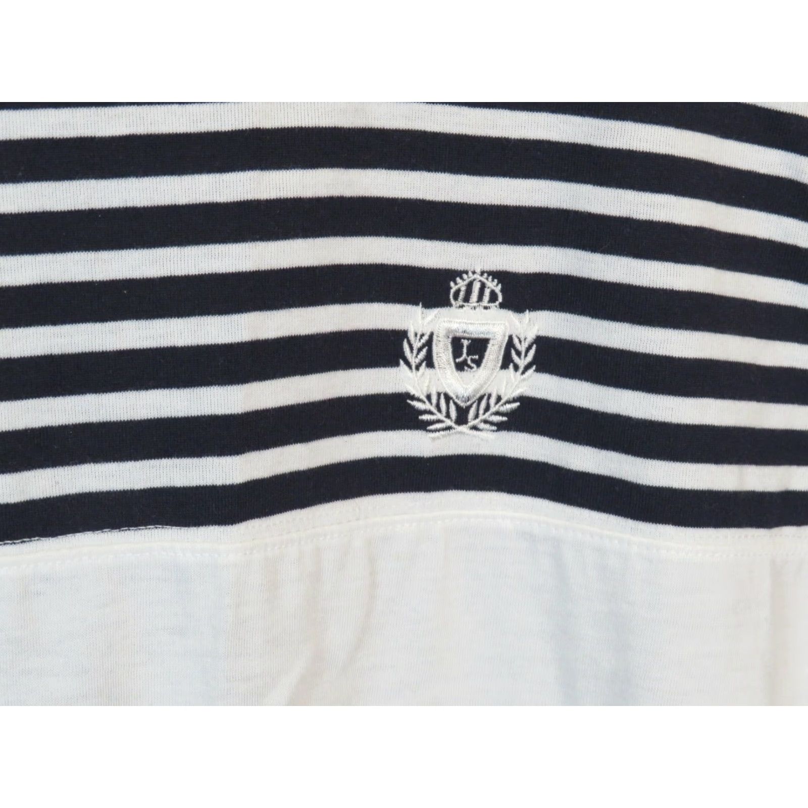 Vintage VINTAGE Jaclyn Smith Shirt Sports size M white Striped sailing 1990s Casual Womens Size M / US 6-8 / IT 42-44 - 2 Thumbnail