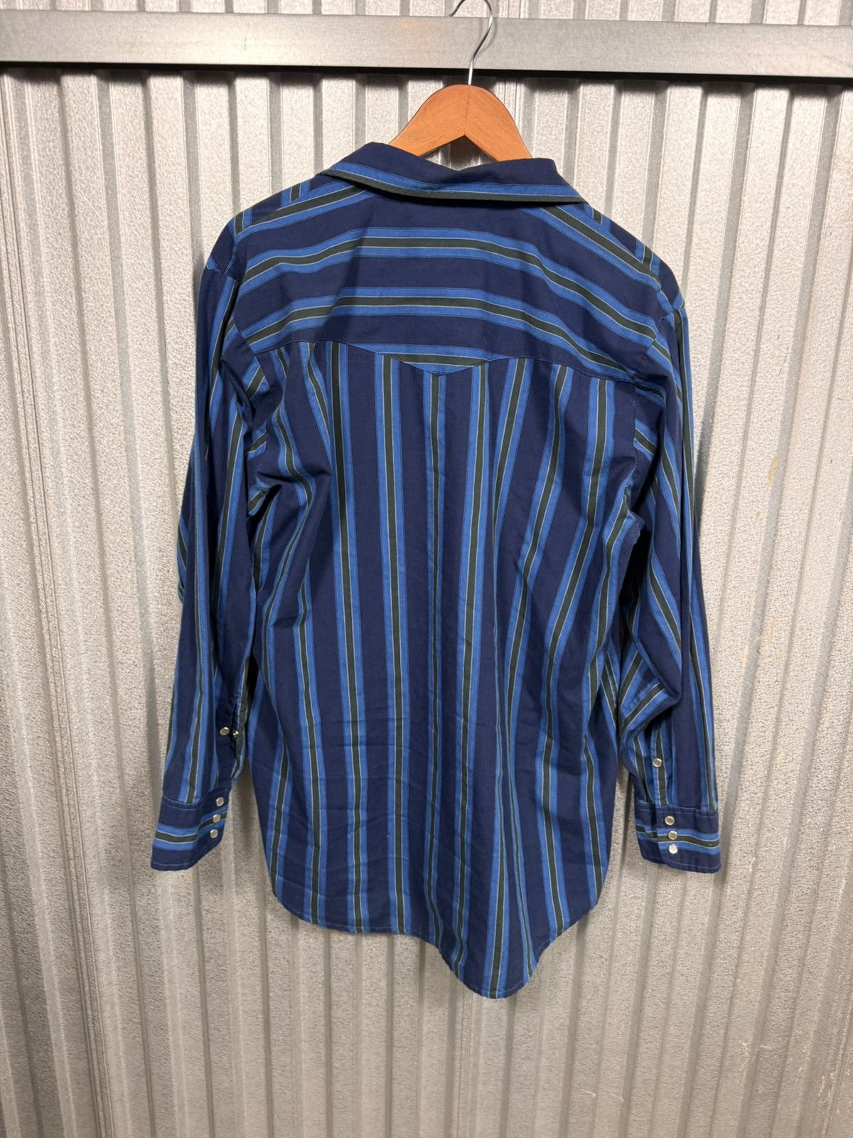 Other Vintage Toro Western Pearl Snap Pinstripe Western Shirt Size US L / EU 52-54 / 3 - 7 Thumbnail