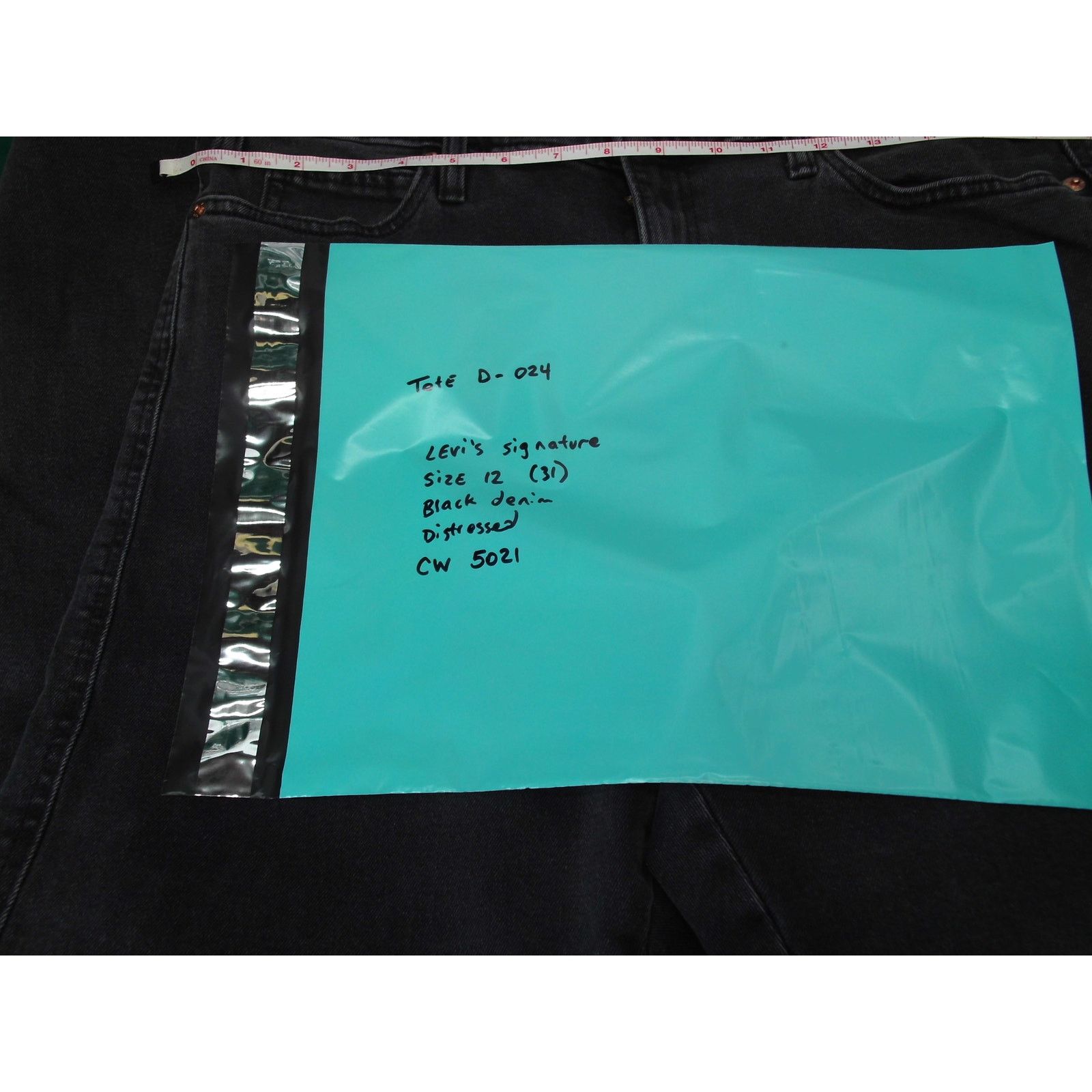 Levi's Signature Levi's Size 12 High Rise Kick Boot Black Denim Size 34" / US 12 / IT 48 - 8 Thumbnail