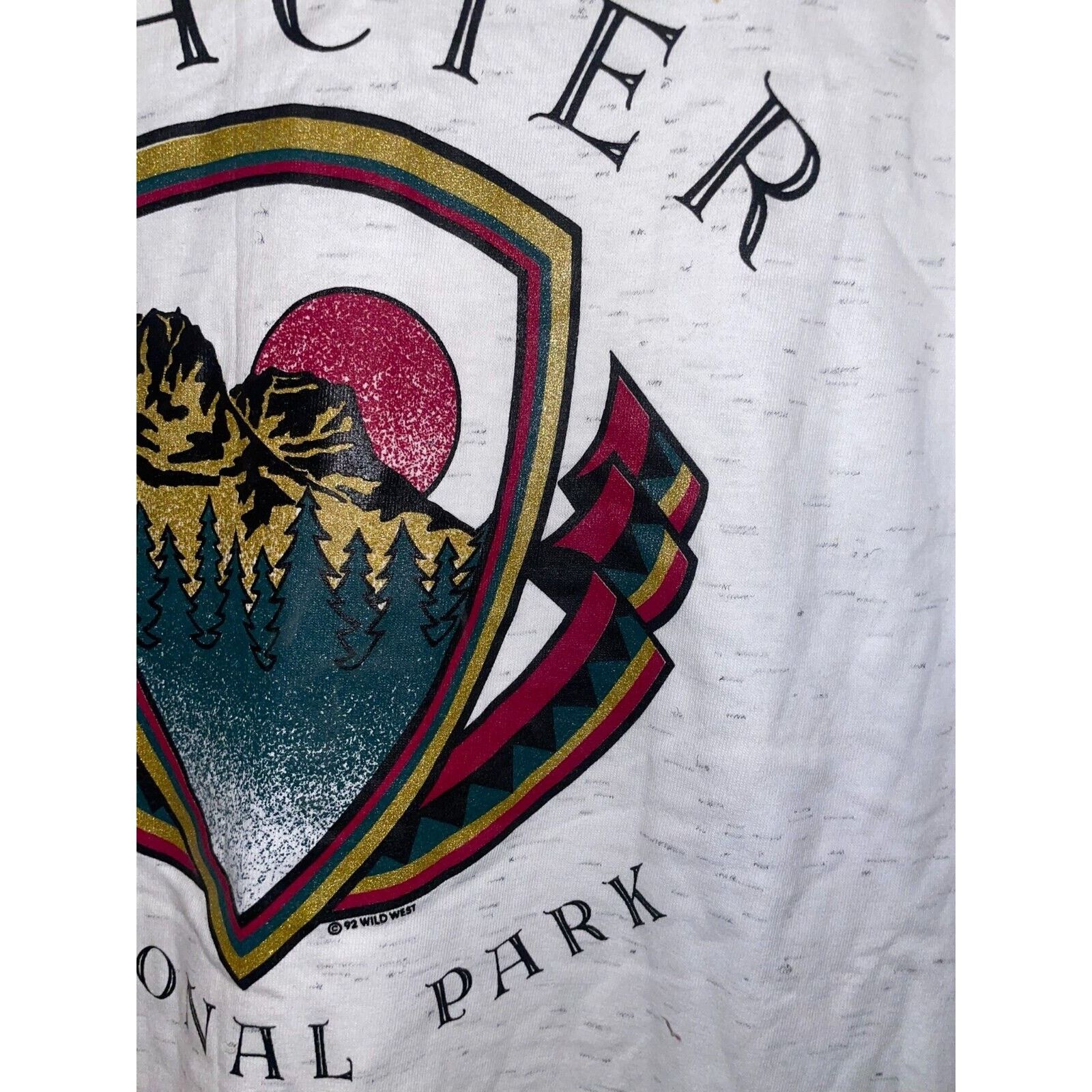 Vintage 90s Vintage Glacier National Park Mountain Shirt VTG L Large Size US L / EU 52-54 / 3 - 6 Thumbnail