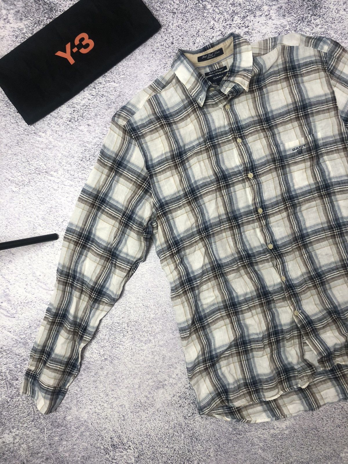 Gant Vintage shirt Gant mans y2k casual usa size L ykk rare Size US L / EU 52-54 / 3 - 2 Thumbnail