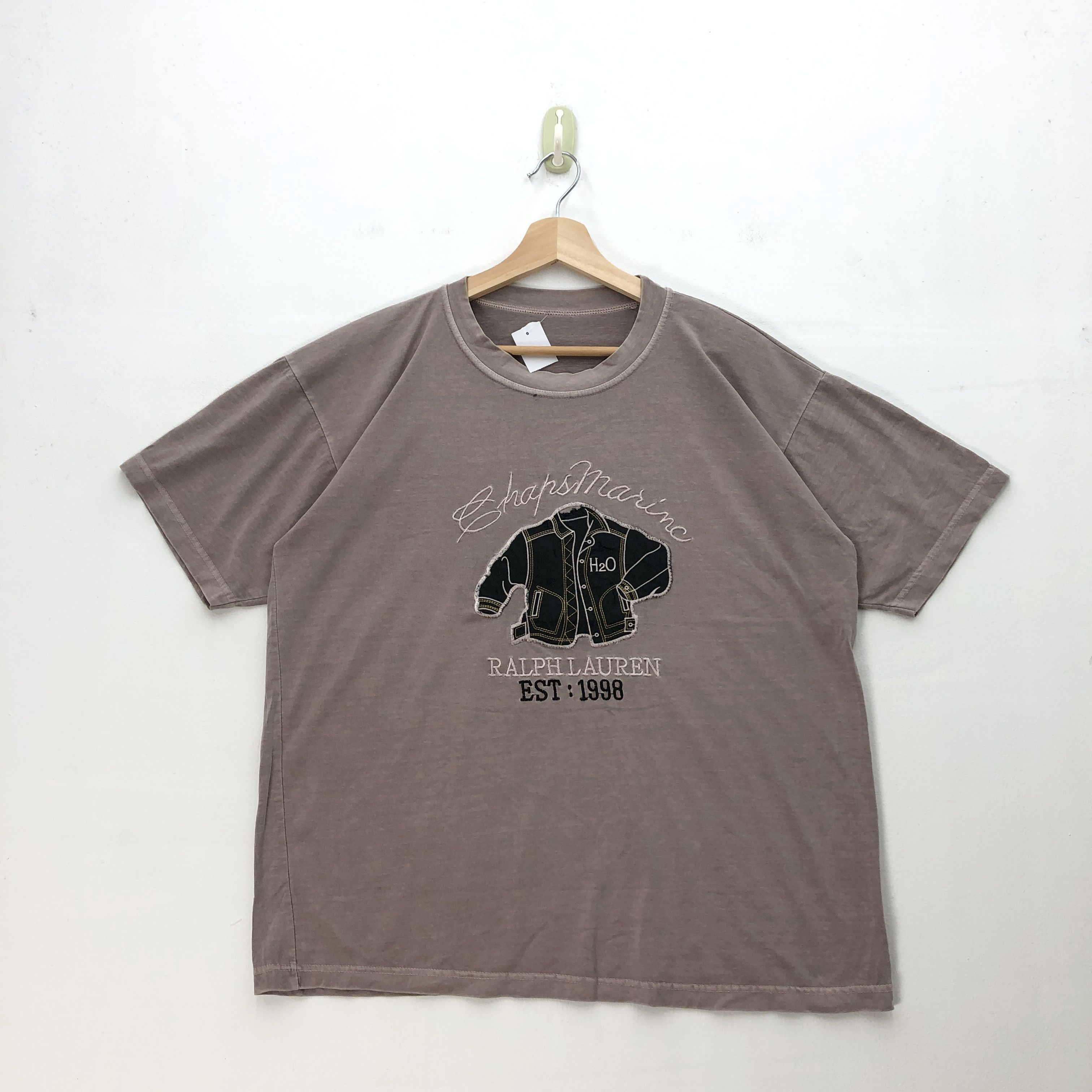 Polo Ralph Lauren Vintage 90s Ralph Lauren T Shirt Ralph Lauren H2O Tees Size US L / EU 52-54 / 3 - 1 Thumbnail