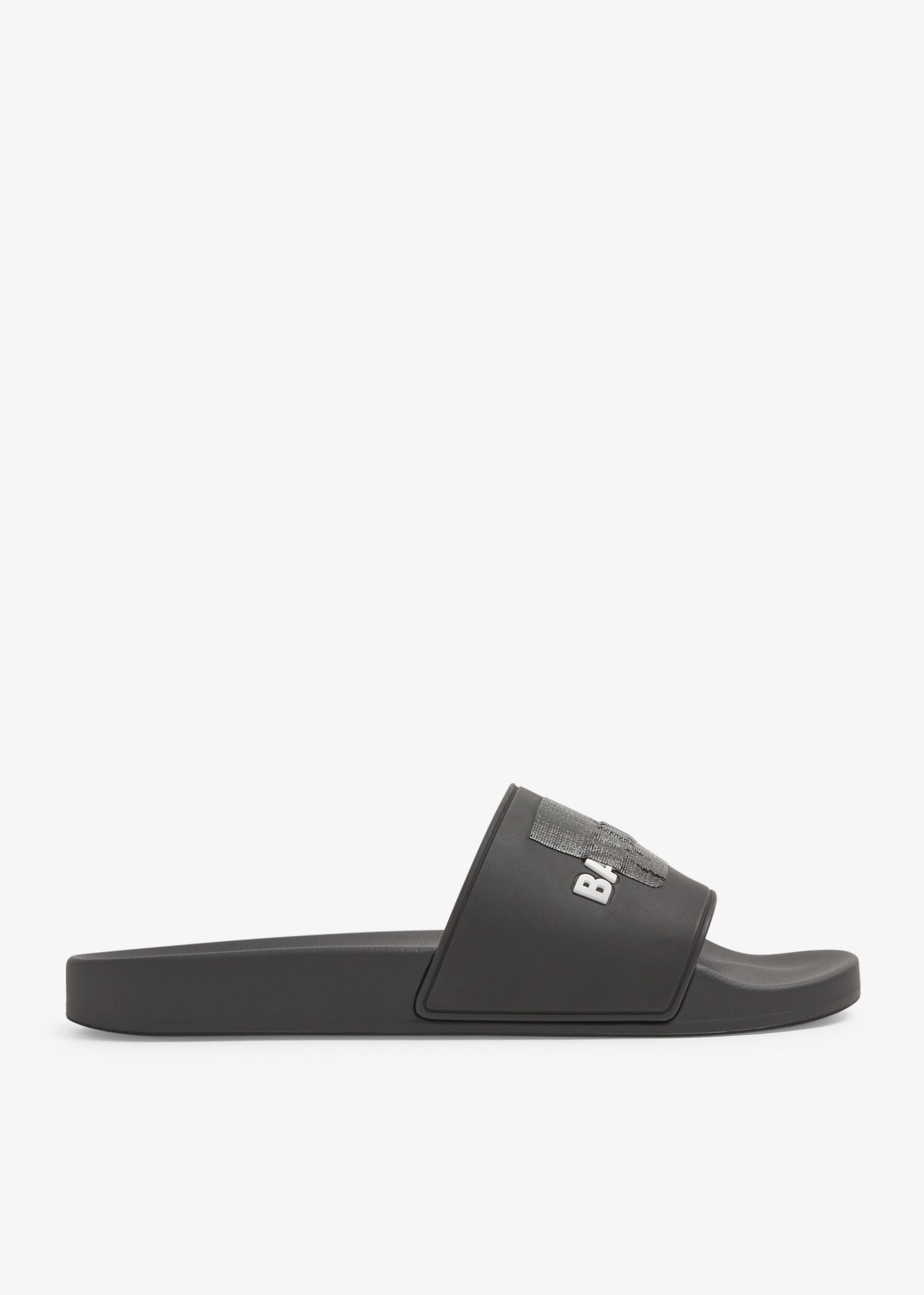 Balenciaga o1w1db10425 Pool Rubber Slides in Black Size US 11 / EU 44 - 1 Thumbnail