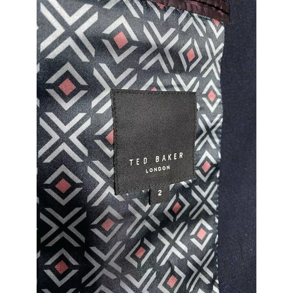 Ted Baker MINT! Ted Baker Men's Blue Wool Blazer Sportcoat Jacket Size Size 48R - 11 Thumbnail