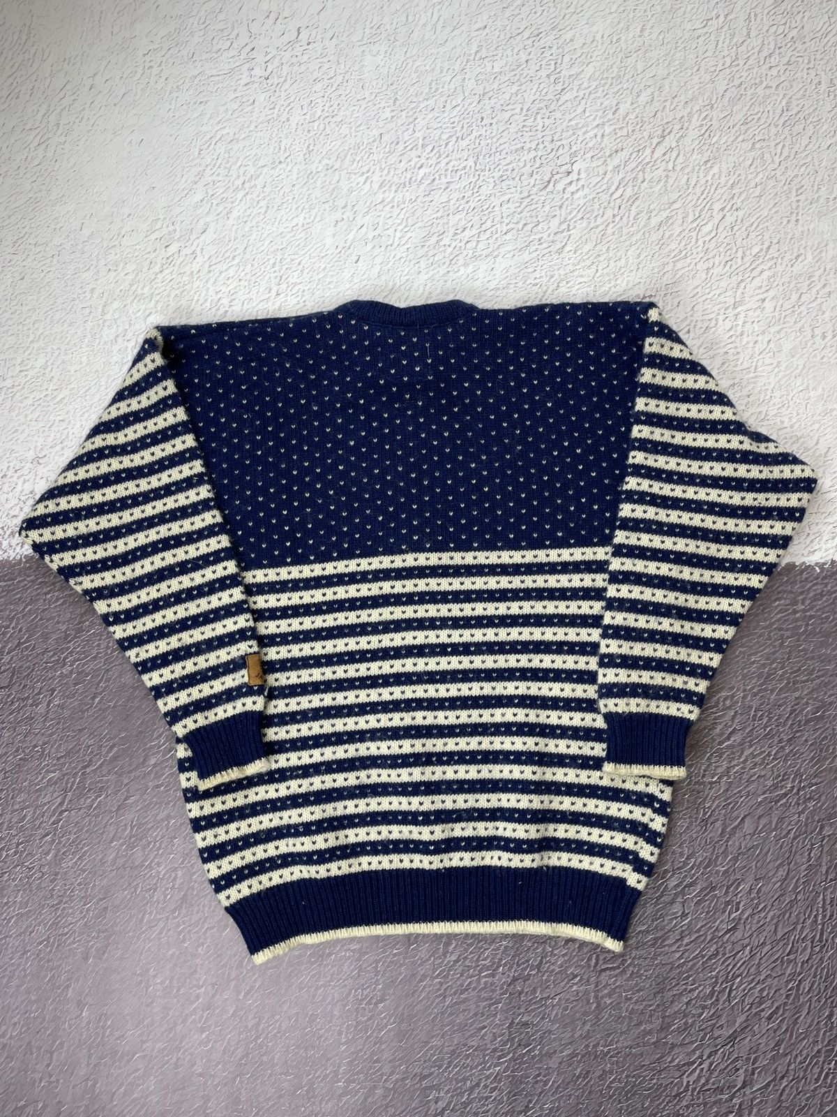 Dale Of Norway Janus vintage pure wool made in Norway striped sweater Size US M / EU 48-50 / 2 - 10 Thumbnail
