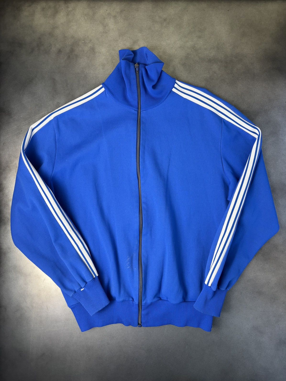 Adidas × Vintage 1960s Vintage Adidas Track Suit Jacket Georg Schwahn Rare 70 Size US M / EU 48-50 / 2 - 3 Thumbnail