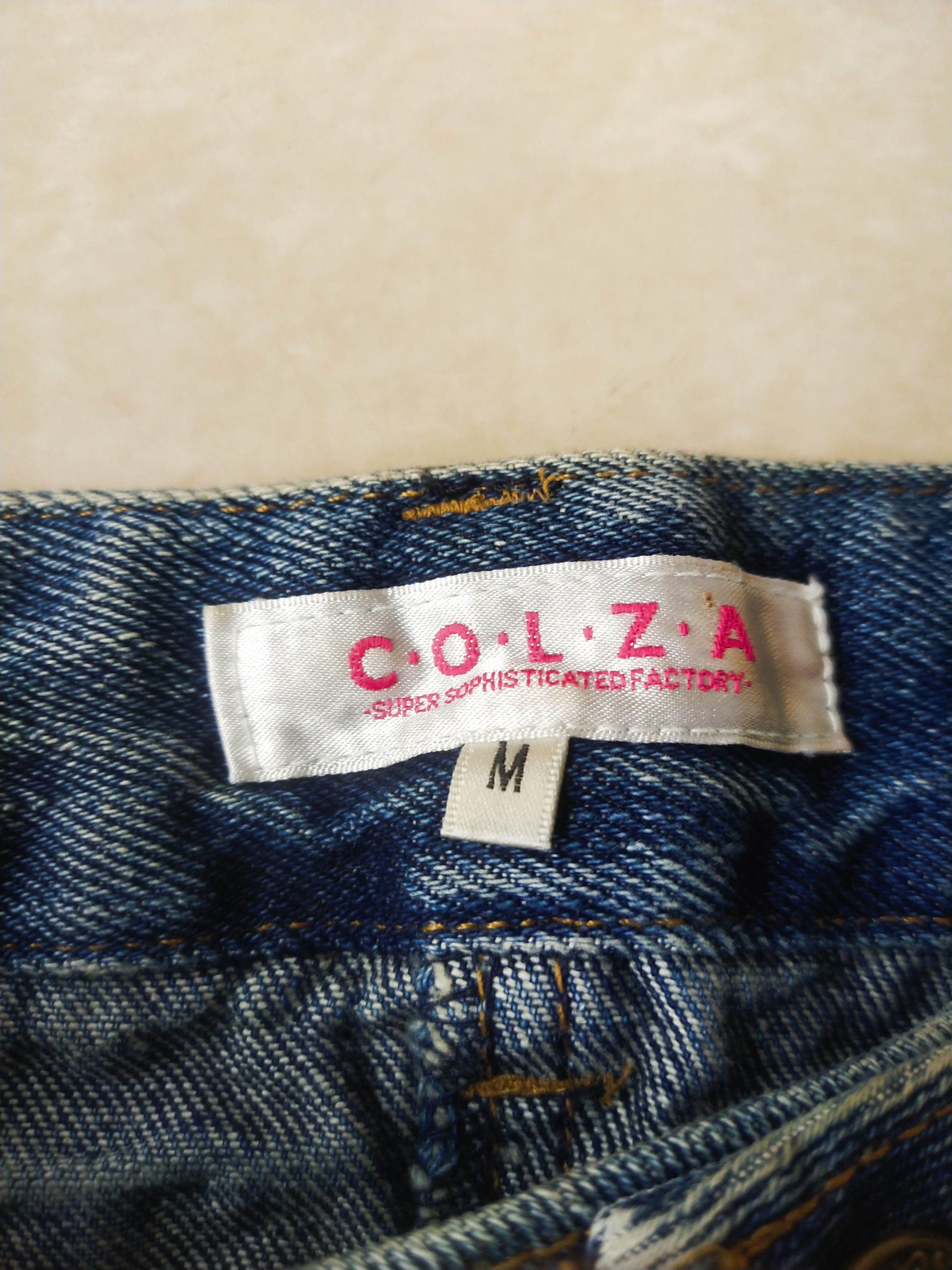 Hysteric Glamour C.O.L.Z.A. Boho Paisley Denim Mini Skirt Y2K Japanese Brand Size 30" / US 8 / IT 44 - 6 Thumbnail