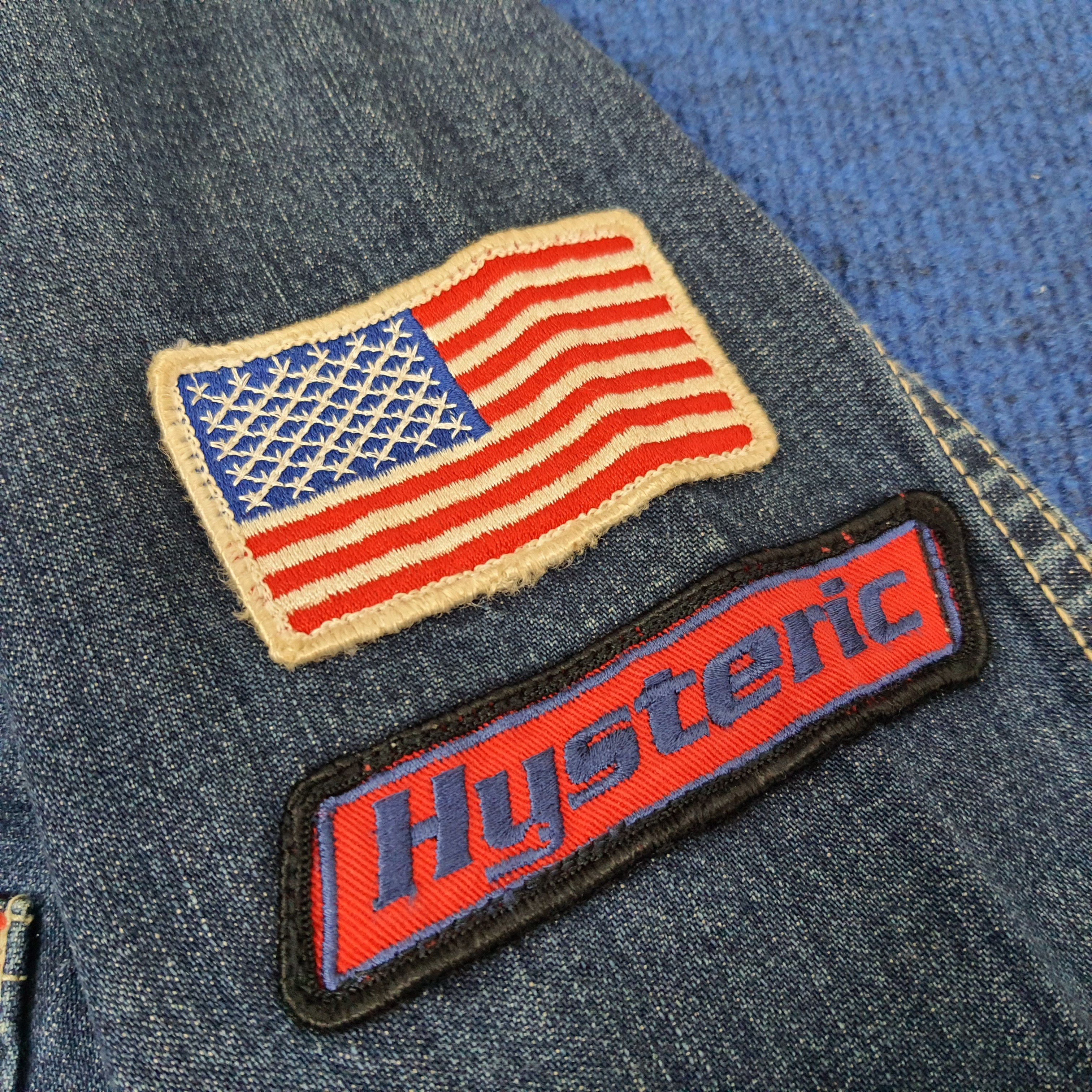 Hysteric Glamour Vintage Hysteric Glamour Patches Japan Denim Jacket C129N14 Size US S / EU 44-46 / 1 - 6 Thumbnail