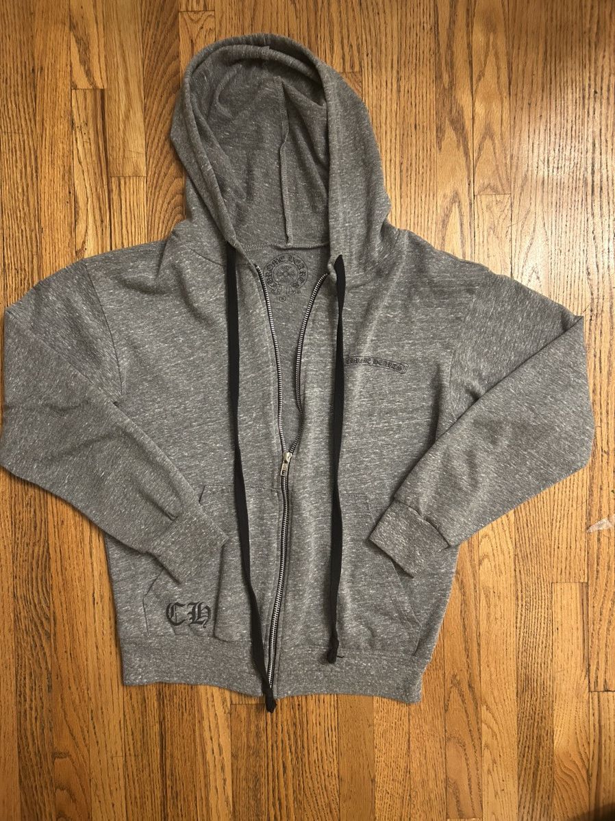 Chrome Hearts Vintage 2000s Chrome Hoodie Monogram Cross Fleur scroll Size US S / EU 44-46 / 1 - 2 Thumbnail