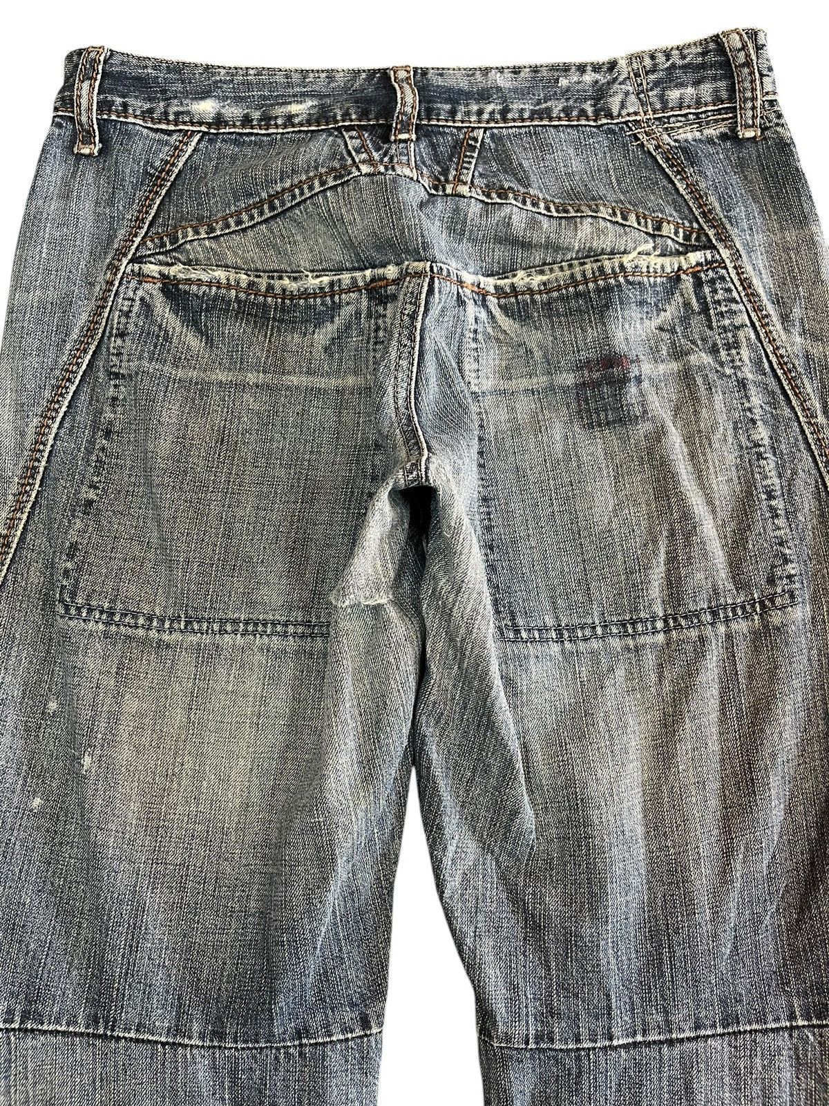 14th Addiction Vintage Le Jean Martihe Francois Girbaud Flare Denim Size US 32 / EU 48 - 6 Thumbnail