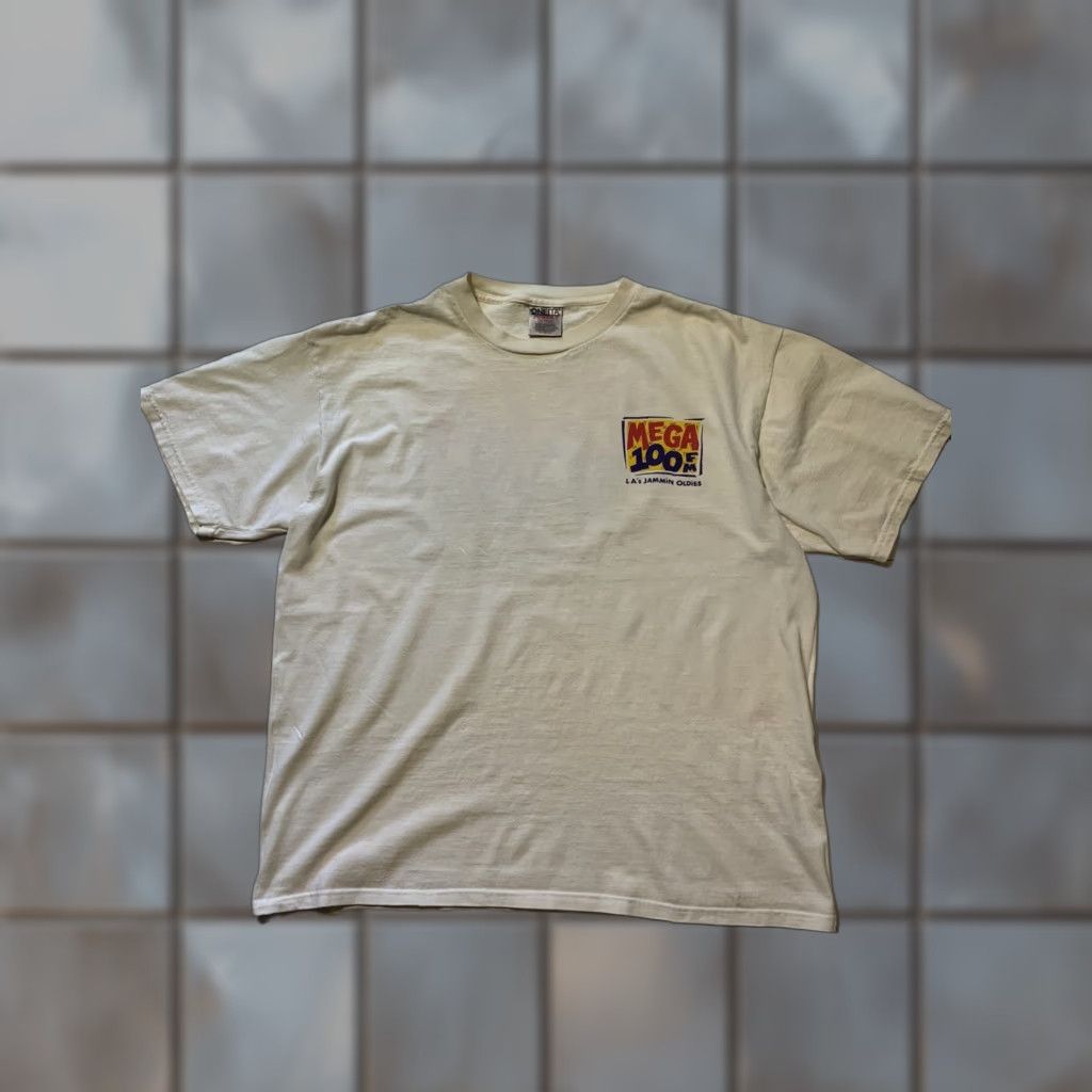 Vintage VINTAGE KCMG 100 FM Los Angeles Jammin Oldies Radio Station T-Shirt XL White Graphic Tee Mens? Womens? Size US XL / EU 56 / 4 - 1 Thumbnail