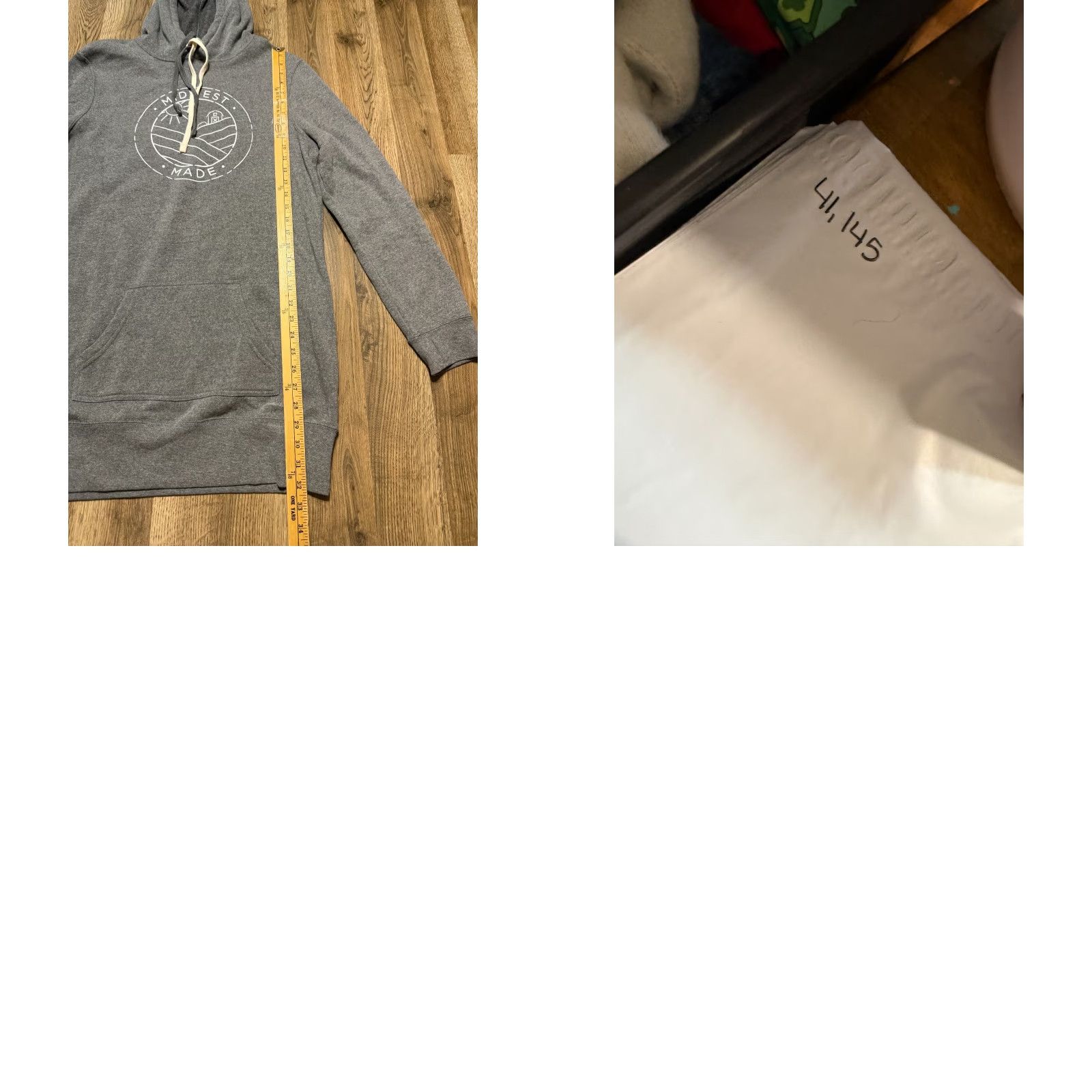 Vintage Independent Trading Company Sweatshirt Womens XL Gray White Midwest Made Size XL / US 12-14 / IT 48-50 - 8 Thumbnail